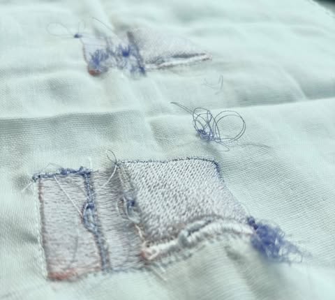 初心にかえって刺繡してみた